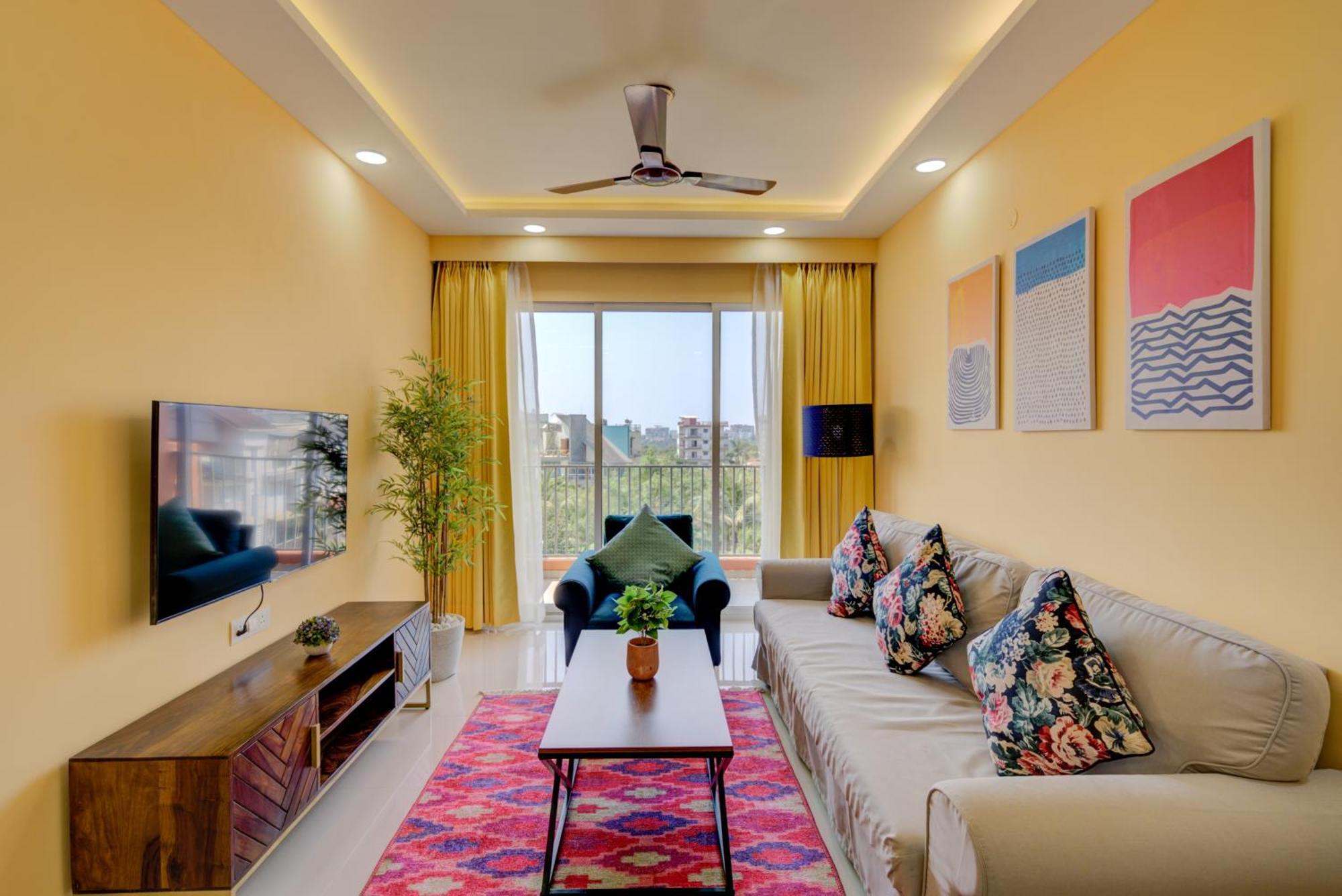 Luxe 2Bhk 10Min From Goi Airport With Pool Access Leilighet Dabolim Eksteriør bilde